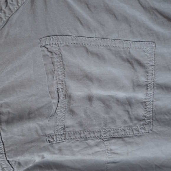 Torrif  V-neck Challis Long Sleeve Blouse Gray 3x - Picture 5 of 7